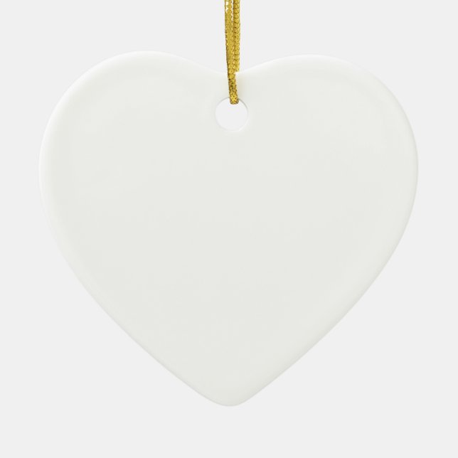 Blank "Create your Own" Ceramic Ornament (Front)