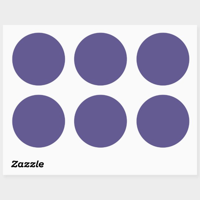 Blank Create Your Own Classic Round Sticker (Sheet)