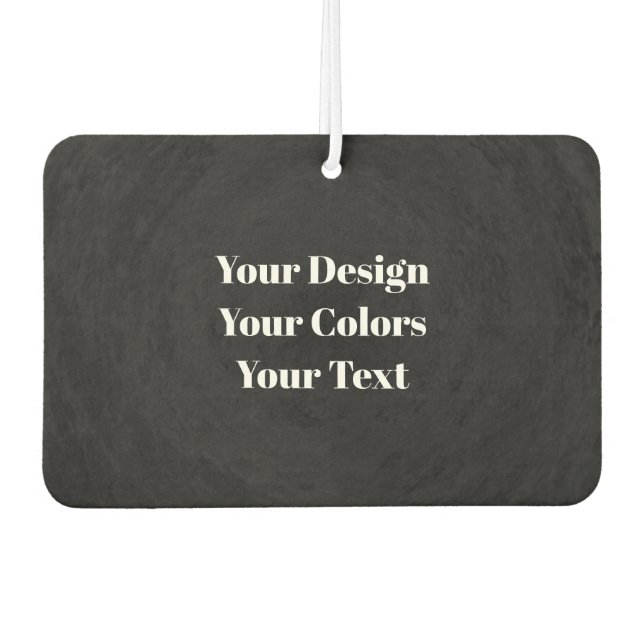 Blank - Create Your Own Custom Car Air Freshener (Front)