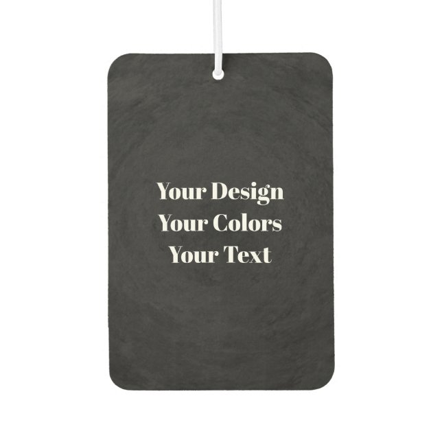 Blank - Create Your Own Custom Car Air Freshener (Front)