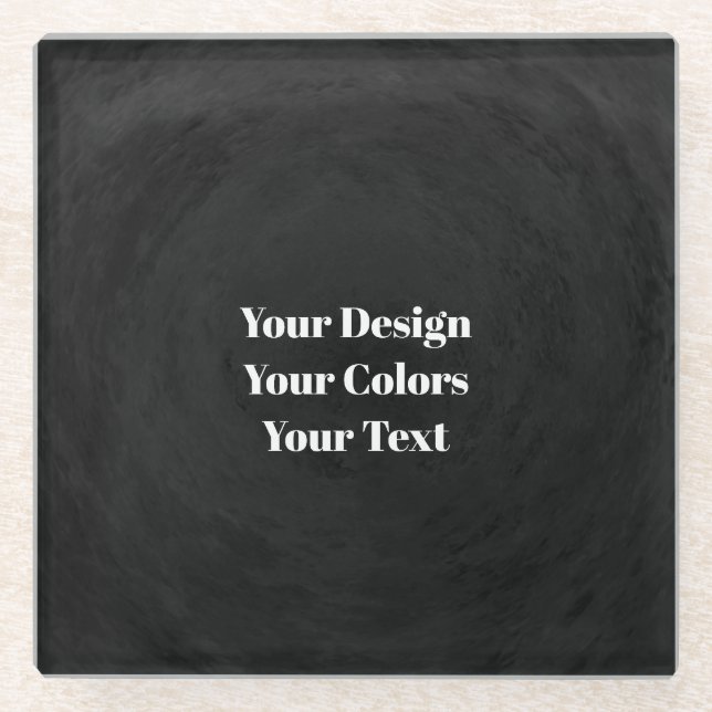 Blank - Create Your Own Custom Glass Coaster (Front)