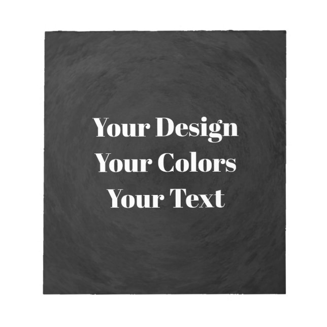 Blank - Create Your Own Custom Notepad (Front)