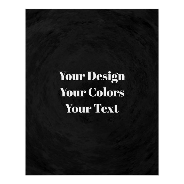 Blank - Create Your Own Custom Poster (Front)