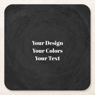 Blank - Create Your Own Custom Square Paper Coaster