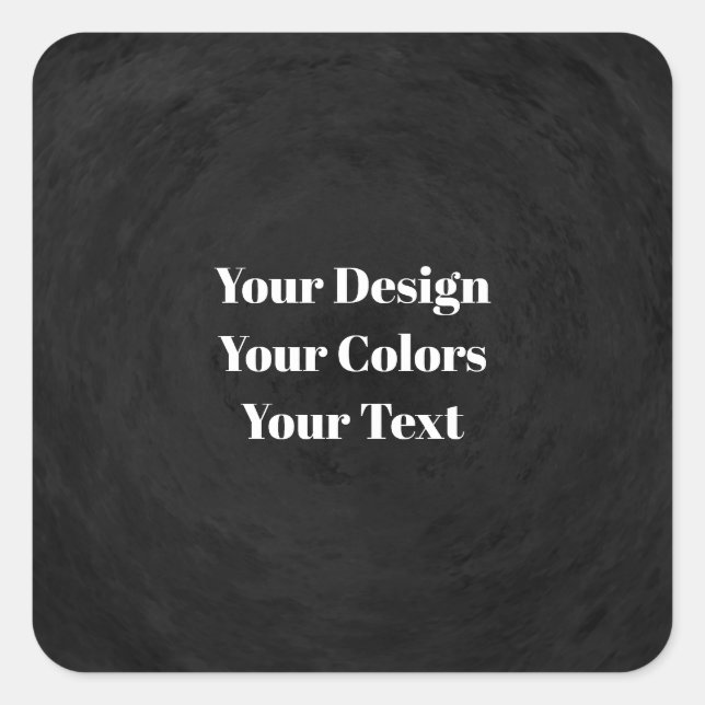 Blank - Create Your Own Custom Square Sticker (Front)