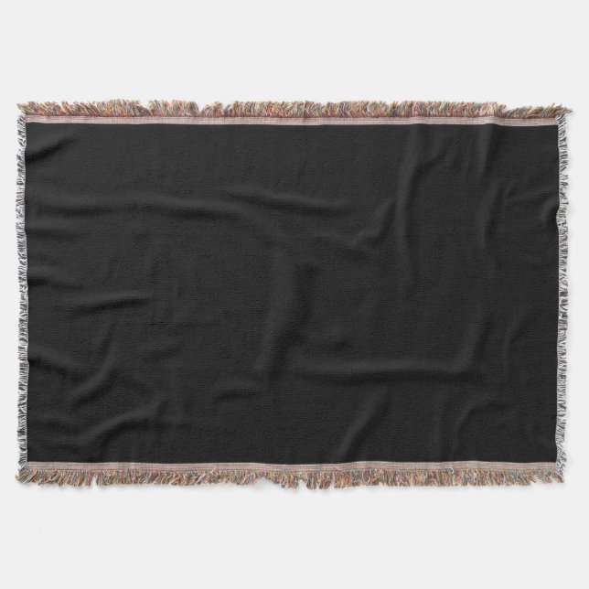 Blank Create Your Own Custom Throw Blanket (Front)