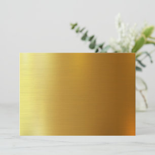 BLANK CREATE YOUR OWN GOLD INVITATION