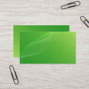 BLANK CREATE YOUR OWN GREEN BUSINESS CARD