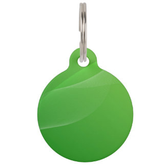 BLANK CREATE YOUR OWN GREEN PET ID TAG