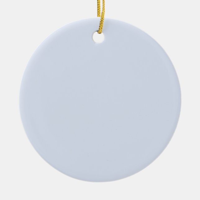 Blank Create Your Own Paper Ceramic Ornament (Front)