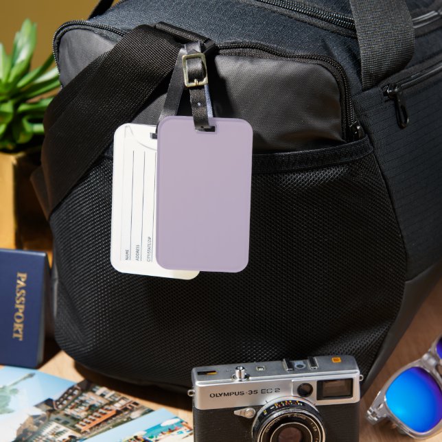 Blank Create Your Own Paper Luggage Tag (Front & Back)