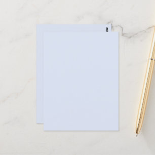 Blank Create Your Own Paper Postcard