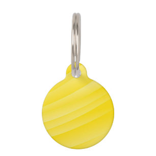 BLANK CREATE YOUR OWN YELLOW PET ID TAG