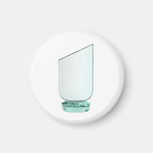 Blank crystal award magnet