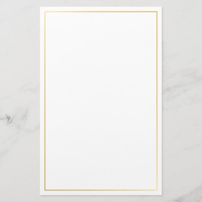Blank Custom Colour Stationery (Front)