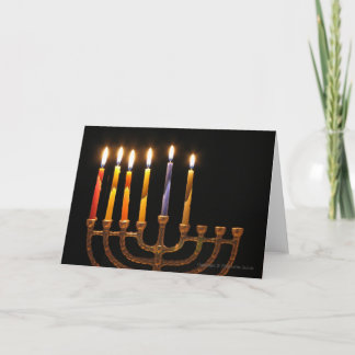 Blank Customisable Chanukah Greeting Card 3