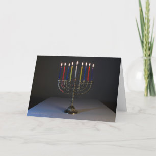 Blank Customisable Chanukah Greeting Card 6