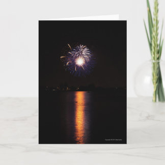 Blank Customisable Fireworks 12 Greeting Card