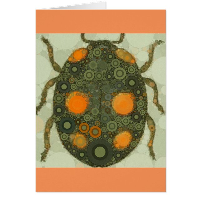 Blank Customisable Scarab Beetle Insect Art (Front)