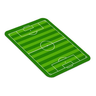 Blank Customisable Soccer Field (Football Pitch) Magnet