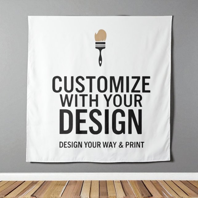 Blank Customised 57x57" Square Personalised  Tapestry (Creator Uploaded)