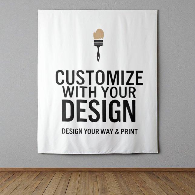 Blank Customised 88x104" Company Personalised  Tapestry (Creator Uploaded)