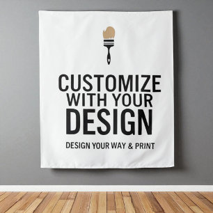 Blank Customized 34x40" Company Personalized  Tapestry