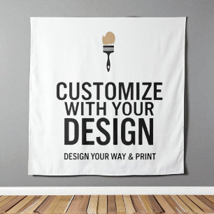 Blank Customized 57x57" Square Personalized  Tapestry