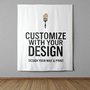 Blank Customized 88x104" Company Personalized  Tapestry