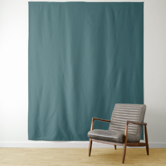Blank Cyan Tapestry