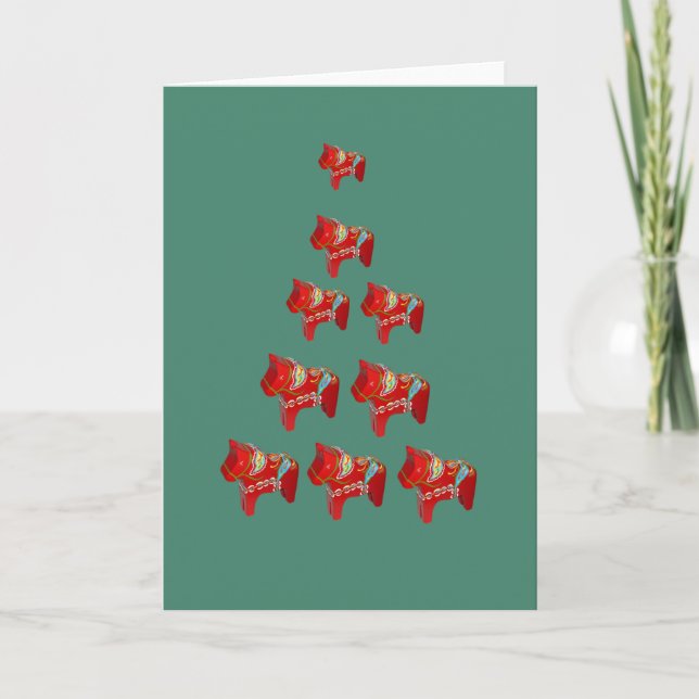 Blank Dala Horse Card (Front)