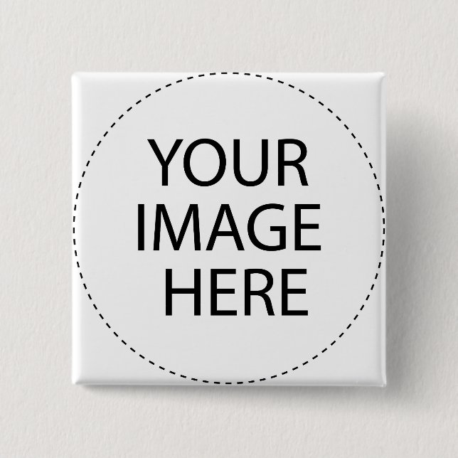 BLANK - DESIGN YOUR OWN - CREATE YOUR OWN 15 CM SQUARE BADGE (Front)