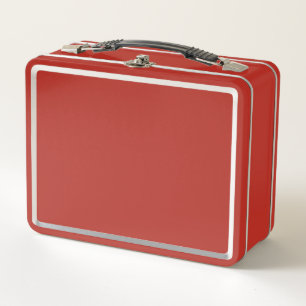 Blank - Design Your Own Custom Personalised Metal  Metal Lunch Box