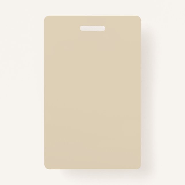 Blank DIY Template add your TEXT n PHOTO Image ID Badge (Front)