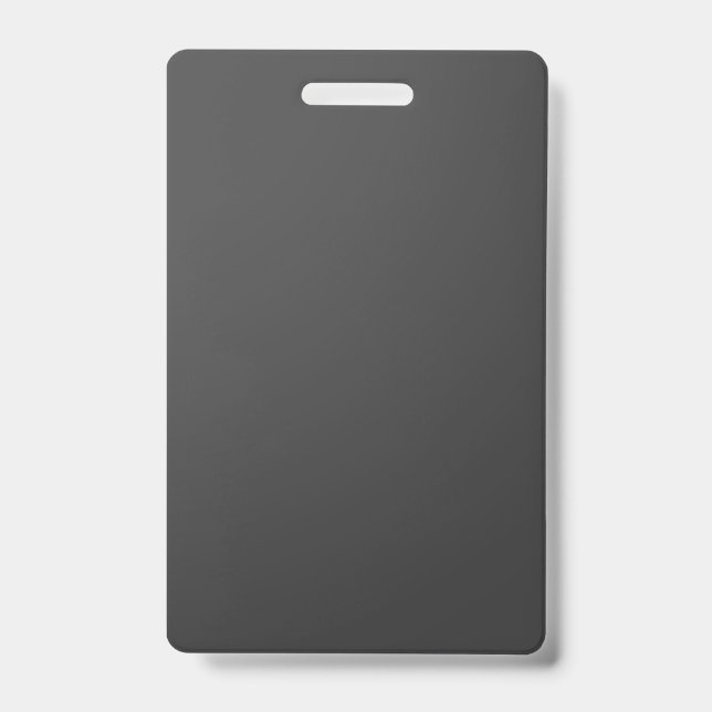 Blank DIY Template add your TEXT n PHOTO Image ID Badge (Front)