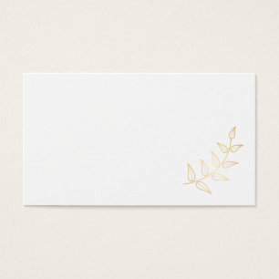 Blank Elegant Gold Laurels