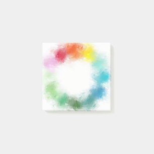 Blank Elegant Modern Template Custom Abstract Art Post-it Notes