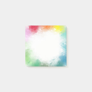 Blank Elegant Modern Template Custom Abstract Art Post-it Notes