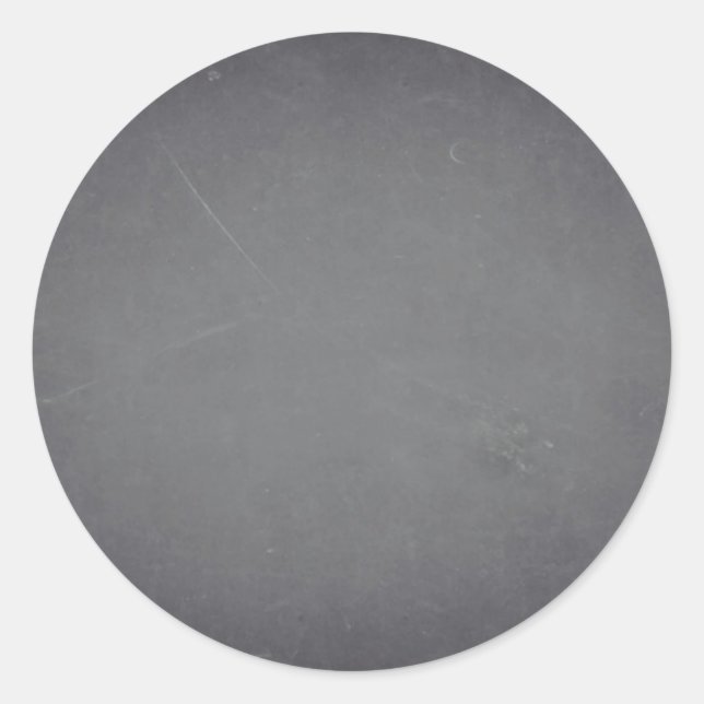 Blank Faux Chalkboard Customise Text Every Package Classic Round Sticker (Front)