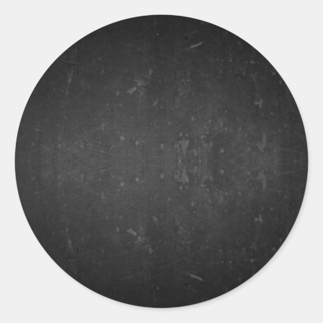 Blank Faux Chalkboard Customise Text Every Package Classic Round Sticker (Front)