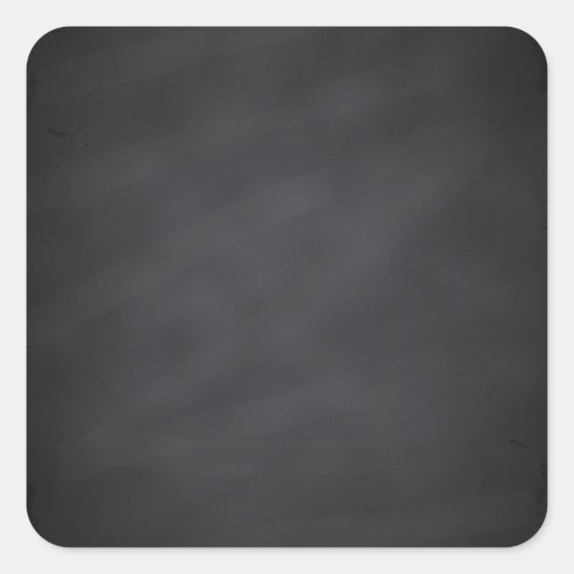 Blank Faux Chalkboard Customise Text Every Package Square Sticker (Front)