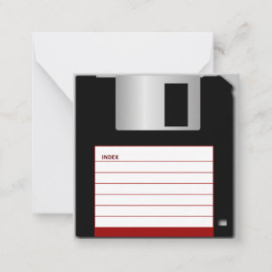 Blank Floppy Disk Card