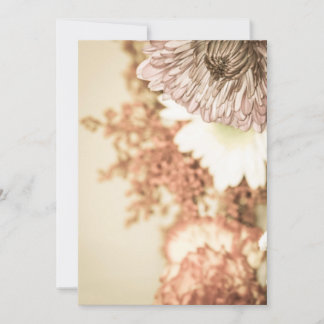 Blank Floral Invitation