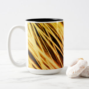 Blank Fractal Artwork Two-Tone Coffee Mug