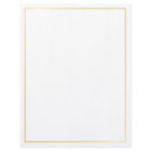 Blank Gold and White