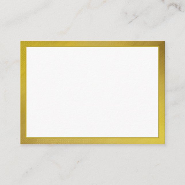 Blank Gold Mummy Advice Card Wedding, Wife, Bride (Front)