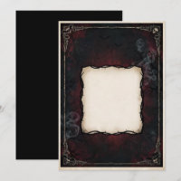 Blank Gothic Spooky Halloween Party