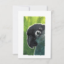Blank - Green Cheek Conure Watercolor