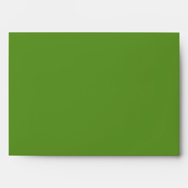 Blank Green Custom Envelope (Front)
