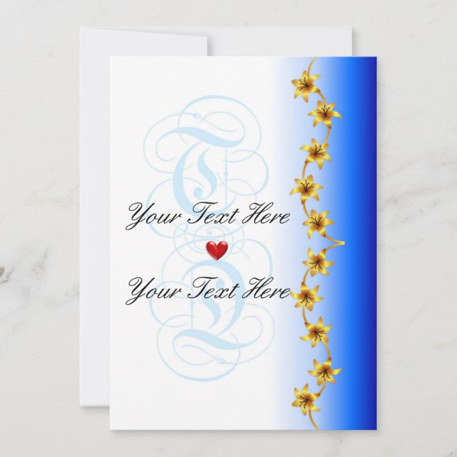 Blank Greeting Card (Front)